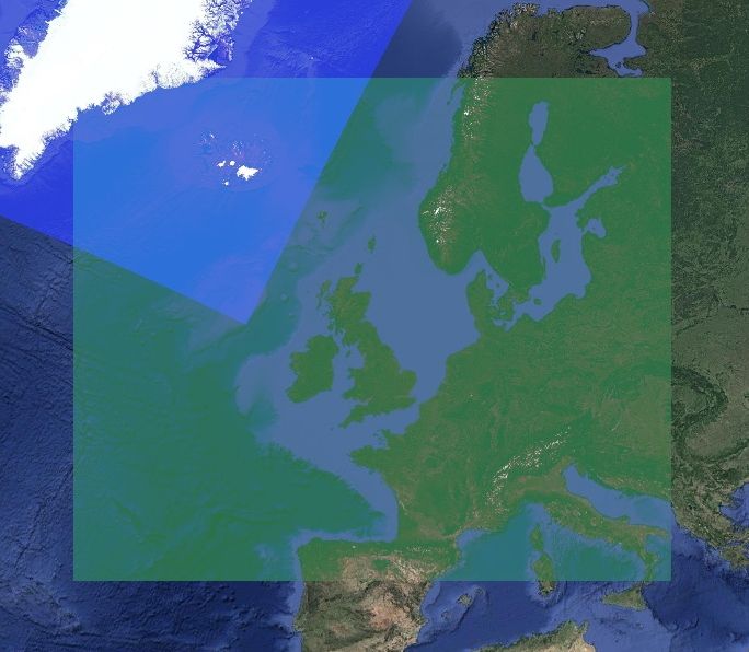 DMI HARMONIE AROME DINI model area